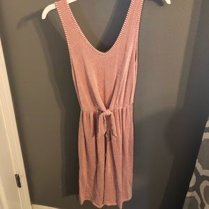 Soft pink summer dress